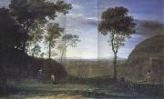 Claude Lorrain Landscape with Christ and the Magdalen (mk17) USA oil painting artist